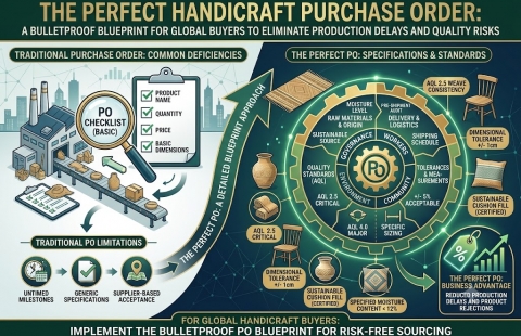 The Perfect Handicraft Purchase Order: A Bulletproof Blueprint for Global Buyers to Eliminate Production Delays and Quality Risks